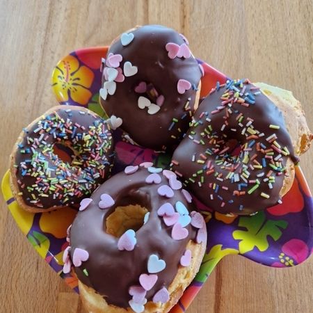Selbstgemachte Donuts